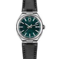 Circular S - Green Brushed