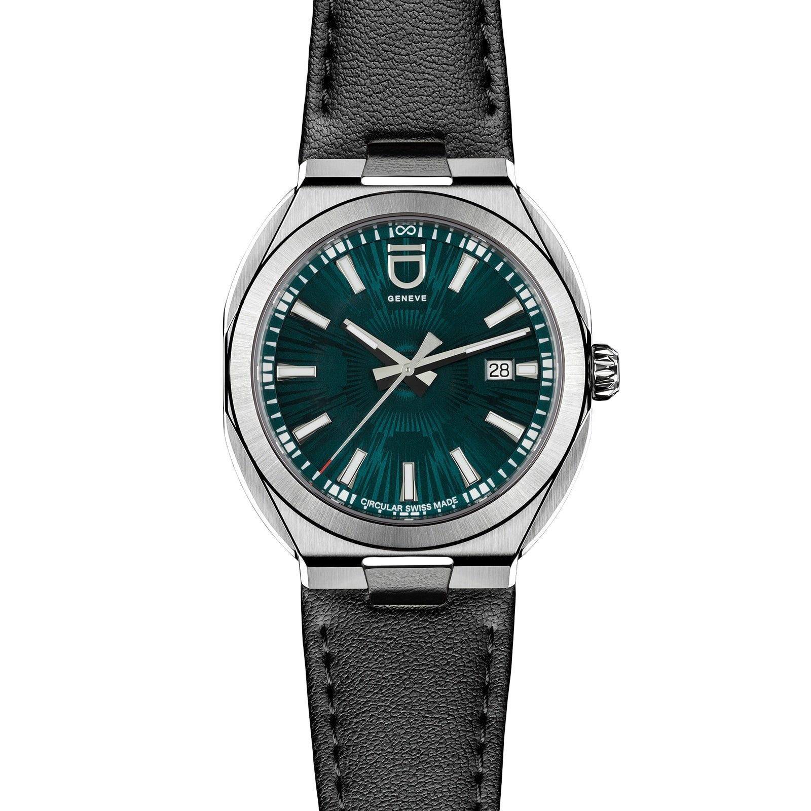 Circular S - Green Brushed