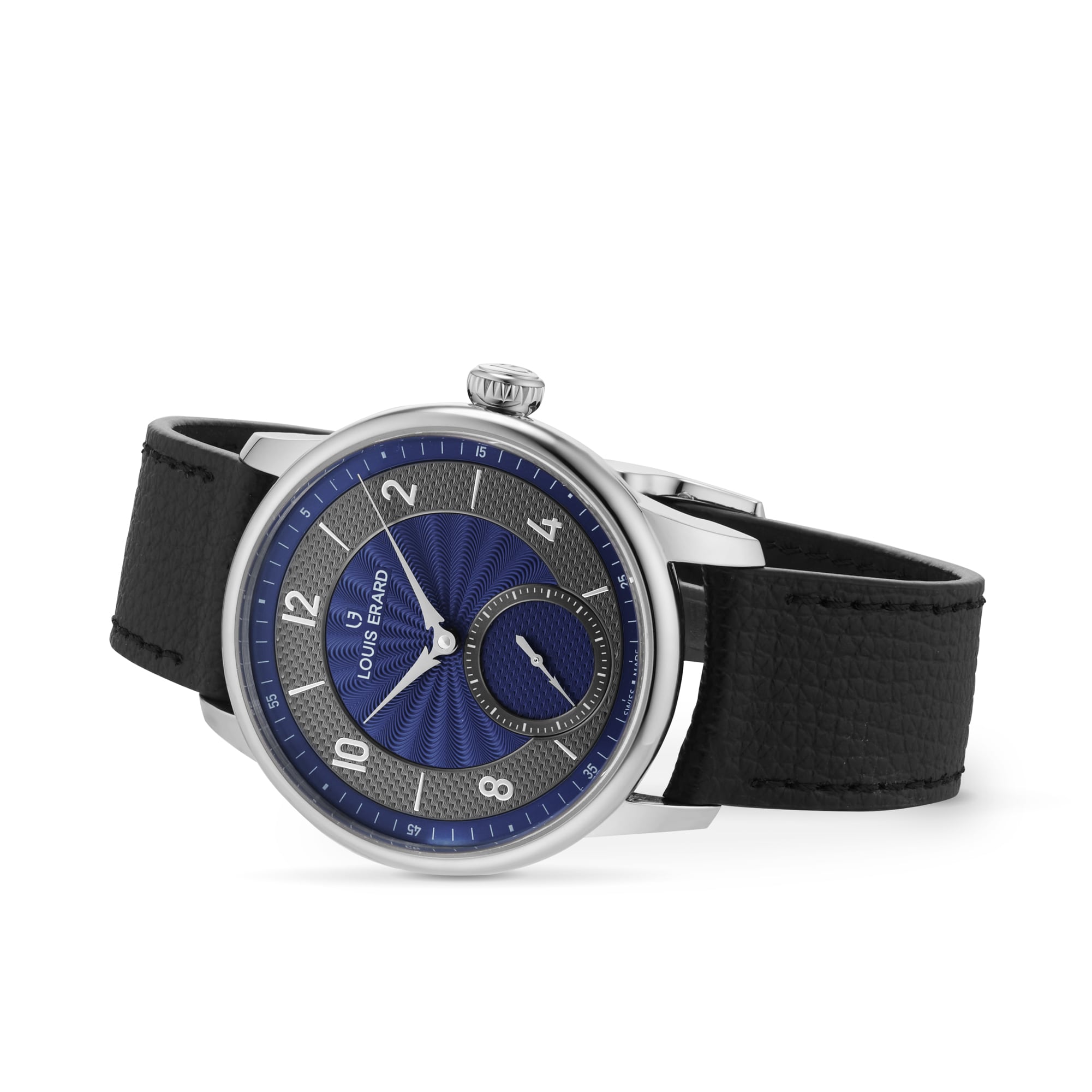 Petite Seconde Guilloché Anthracite Blue