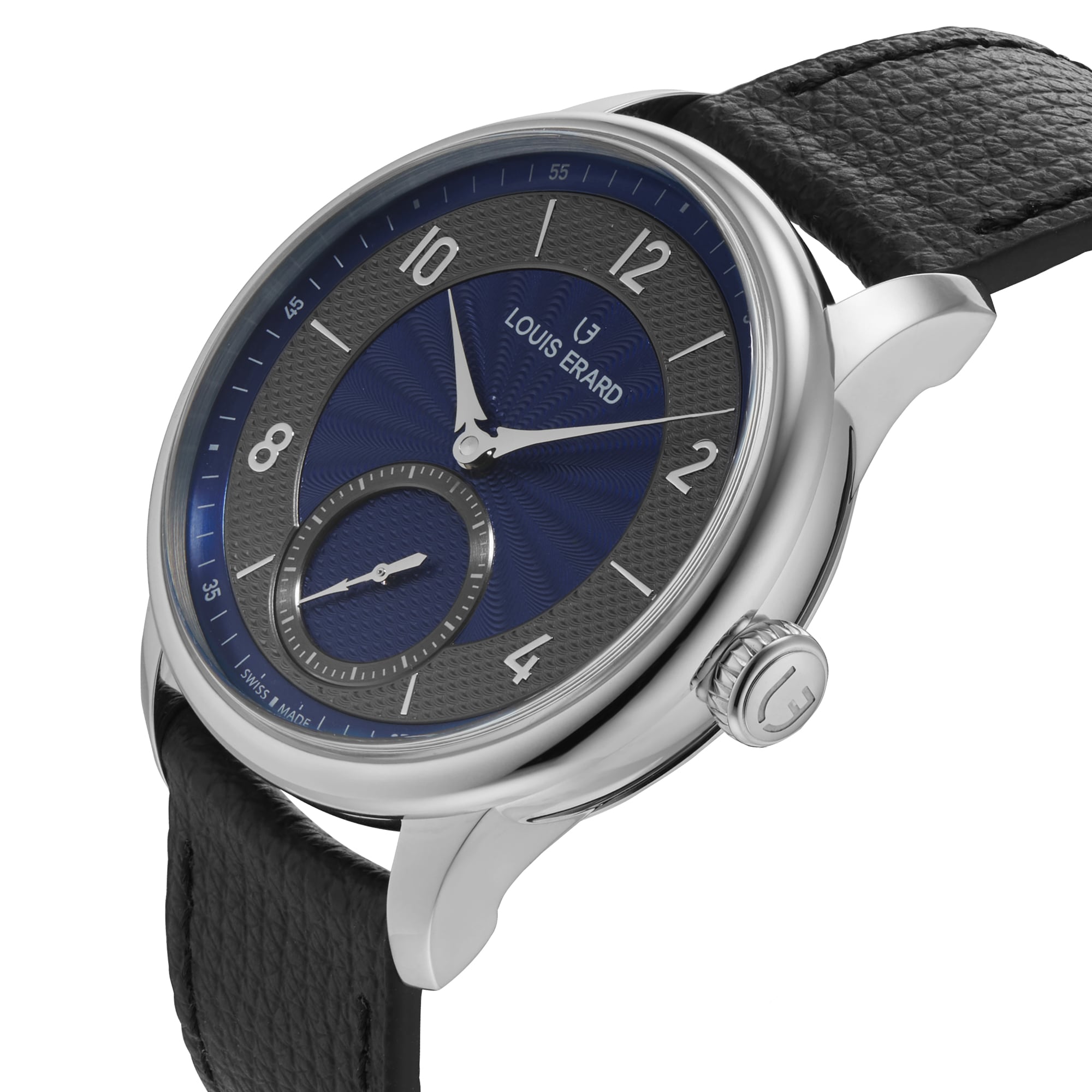 Petite Seconde Guilloché Anthracite Blue
