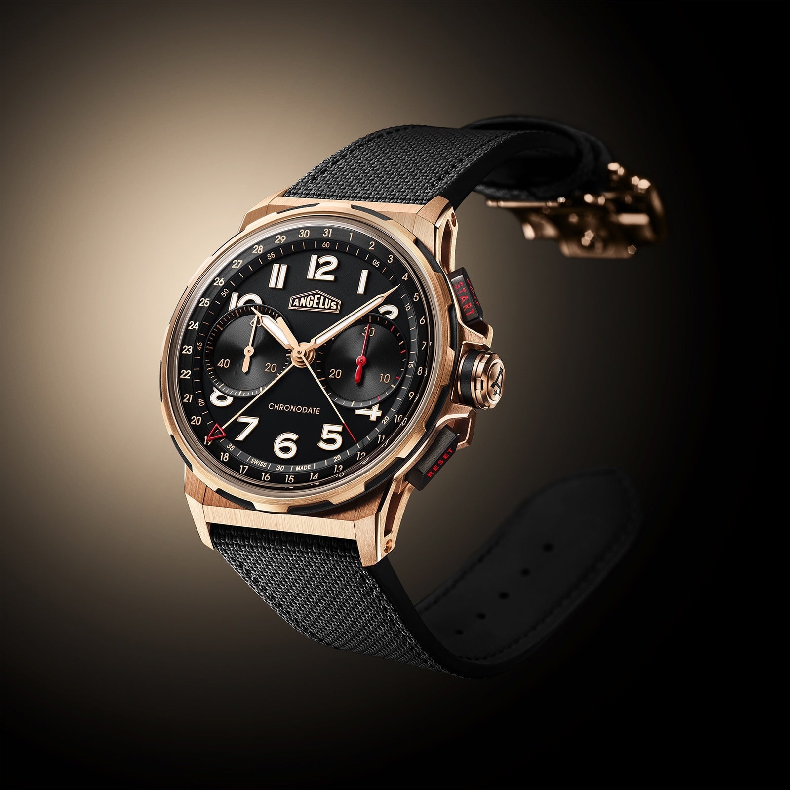 Chronodate Gold Black