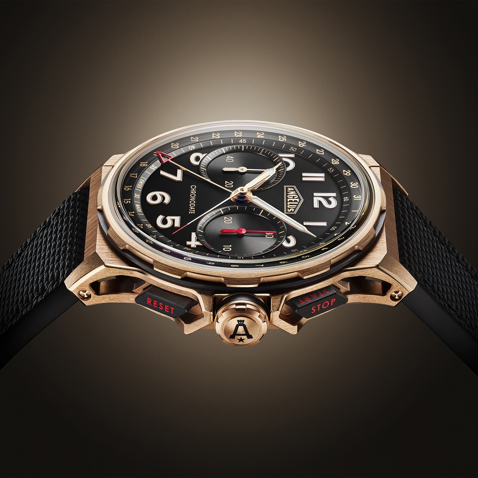 Chronodate Gold Black