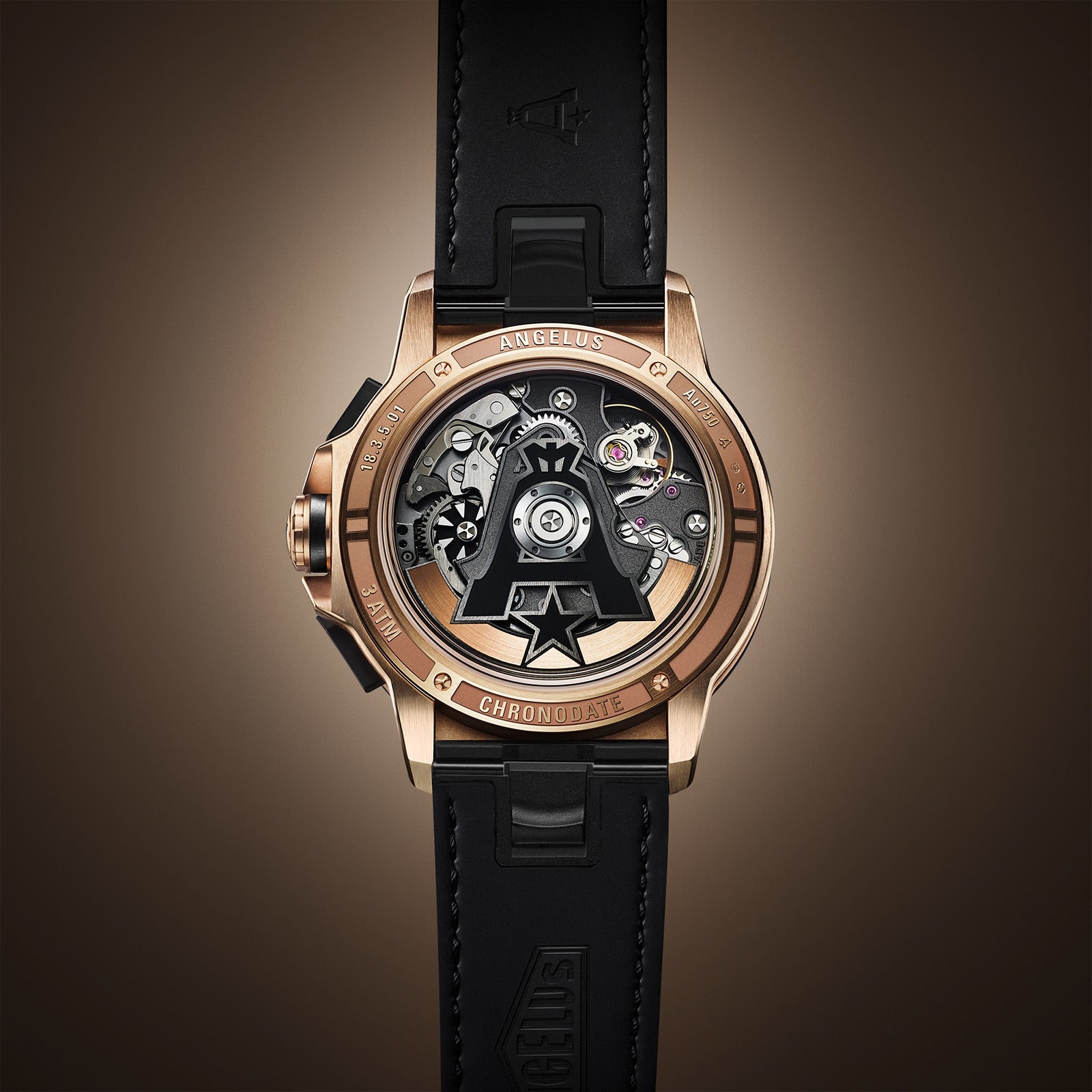 Chronodate Gold Black