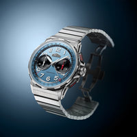 Chronodate Titanium Storm Blue Titanium