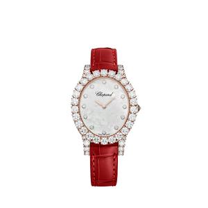 Chopard L'Heure Du Diamant Oval 18k Rose Gold & Diamonds Lady's Watch