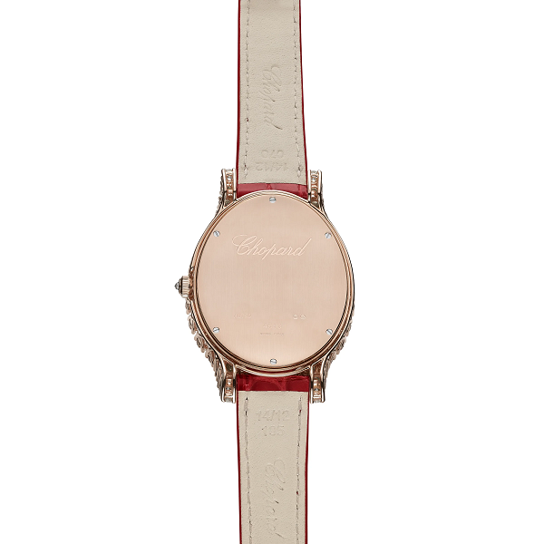 Chopard L'Heure Du Diamant Oval 18k Rose Gold & Diamonds Lady's Watch