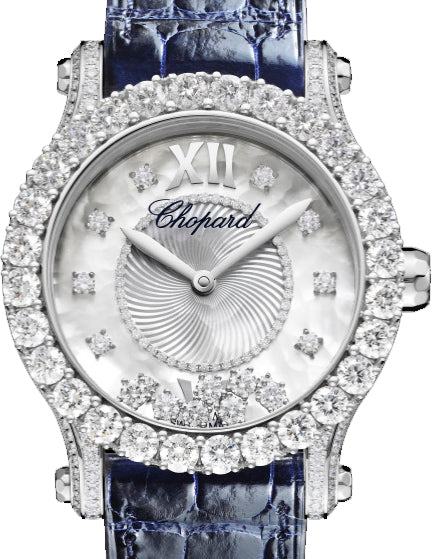 Chopard Happy Sport Joaillerie Ethical 18K White Gold & Diamonds Ladies Watch