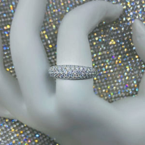 18k White Gold Eternity Band features 1.25ct KR10683A2-1