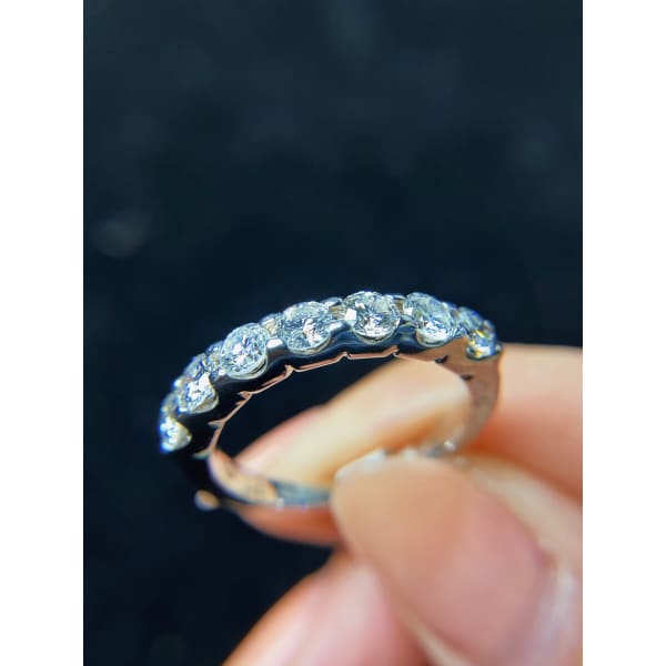 18k White Gold Eternity Band with 1.25ct TDW BAN-7509