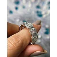 18k White Gold Eternity Band with 3.37ct TDW R08449-1