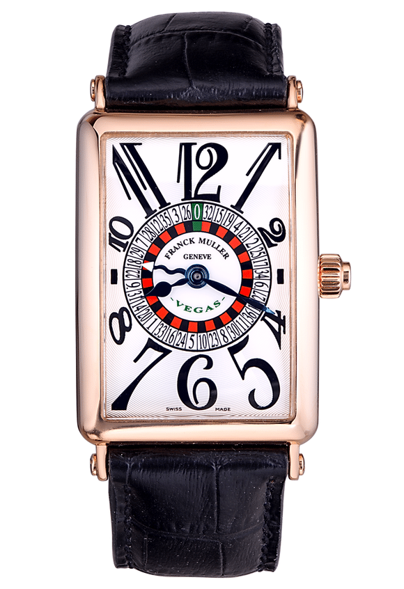 Franck Muller Long Island Vegas 18K Rose Gold Men's Watch