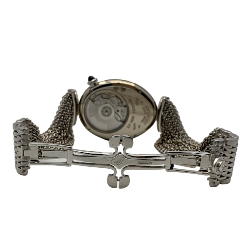 Breguet Reine De Naples Moon Phase 18K White Gold & Diamonds Ladies Watch