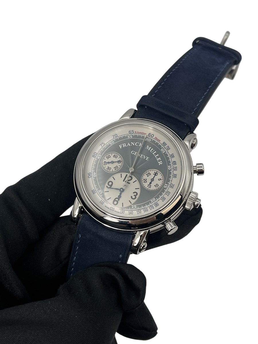Franck Muller Vanguard Yachting Crongraph Rattrapante Stainless steel Men's Watch