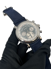 Franck Muller Vanguard Yachting Crongraph Rattrapante Stainless steel Men's Watch