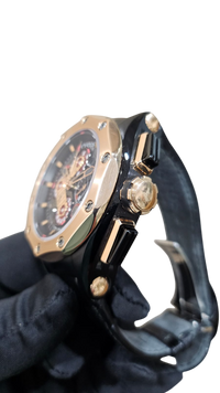 Cvstos Chronograph PVD Titanium & 18K Rose Gold Men's Watch