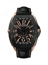 Franck Muller Conquistador Grand PRIX  Carbon & 18K Rose Gold Men's Watch