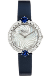 Chopard L'Heure du Diamant 18K White Gold & Diamonds & Sapphires Lady's Watch