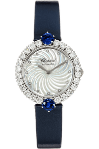 Chopard L'Heure du Diamant 18K White Gold & Diamonds & Sapphires Lady's Watch
