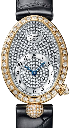 Breguet Reine de Naples Automatic Mini 18K Yellow Gold & Diamonds Lady's Watch