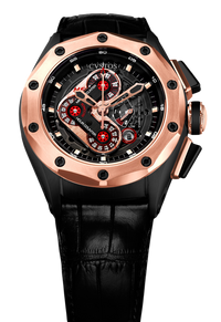 Cvstos Chronograph PVD Titanium & 18K Rose Gold Men's Watch