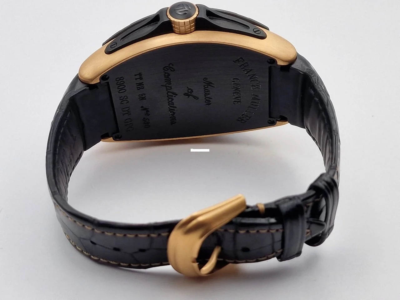 Franck Muller Conquistador Grand PRIX  Carbon & 18K Rose Gold Men's Watch
