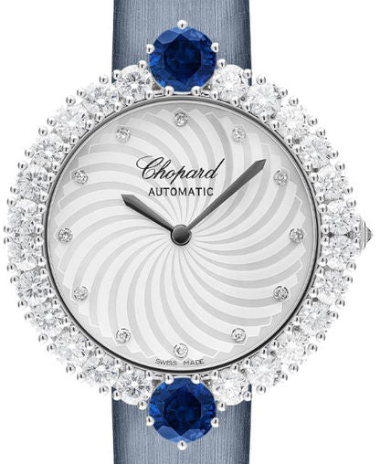 Chopard L'Heure du Diamant 18K White Gold & Diamonds & Sapphires Lady's Watch