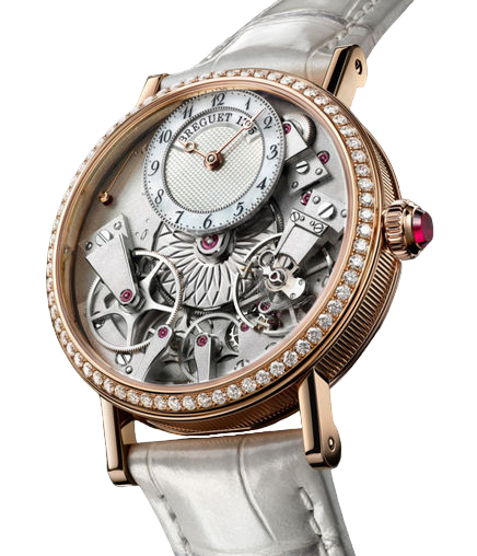 Breguet Tradition 18K Rose Gold & Diamonds Lady's Watch
