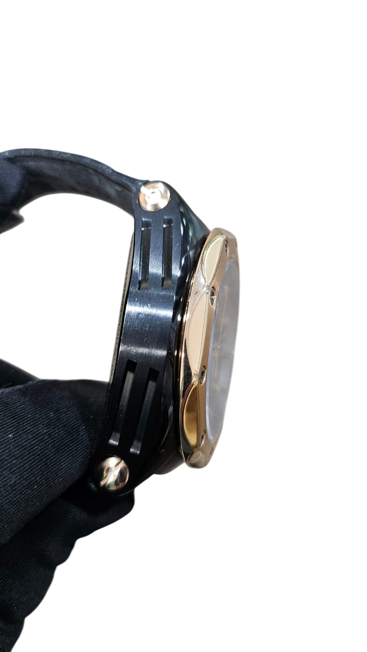 Cvstos Chronograph PVD Titanium & 18K Rose Gold Men's Watch