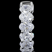 2.04 Carat Lab Grown Oval Shape Huggie Earrings