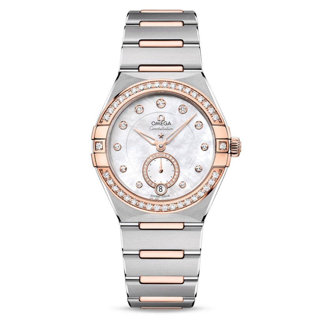 Omega Constellation Small Seconds 43mm Stainless Steel Rose Gold 131.25.34.20.55.001