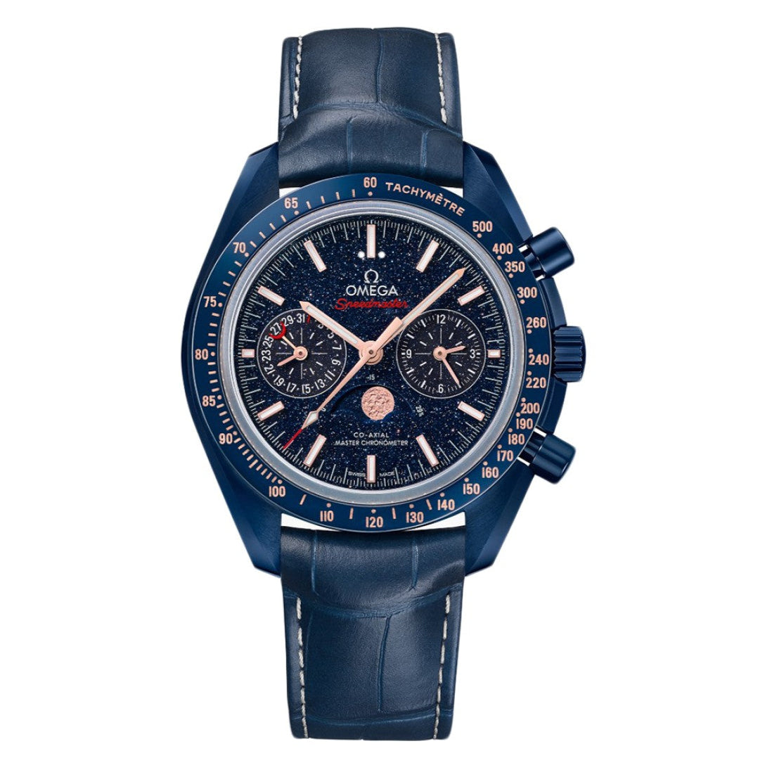 Omega Speed master Moonphase Blue Side Of The Moon 44.25MM Ceramic 304.93.44.52.03.002
