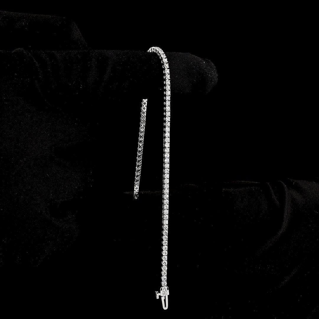 2.2 Carat Lab Grown Diamond Tennis Bracelet