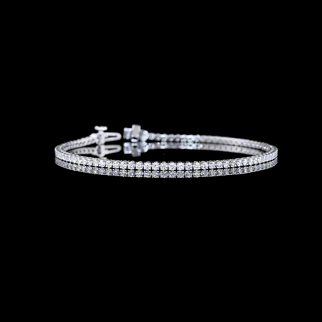 2.2 Carat Lab Grown Diamond Tennis Bracelet