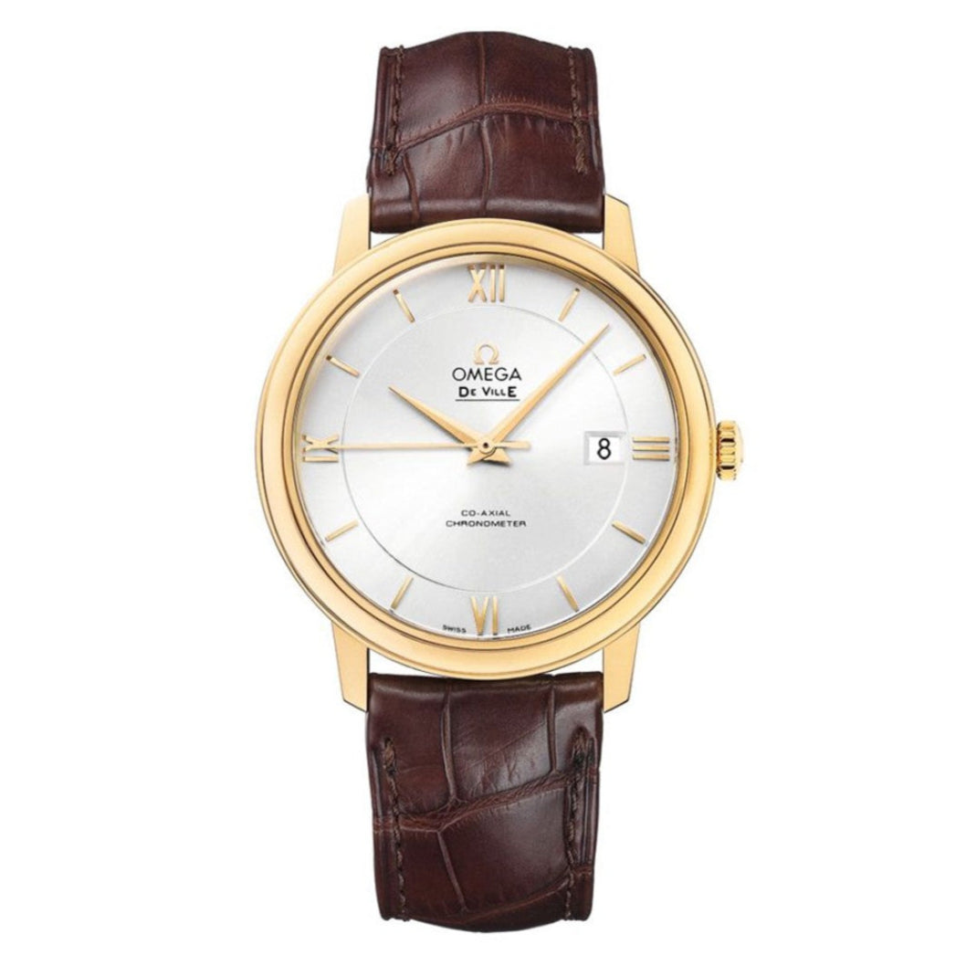 Omega De Ville Prestige 39.5MM Yellow Gold 424.53.40.20.02.002