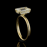 2.7 Carat Emerald Lab Grown Diamond Ring
