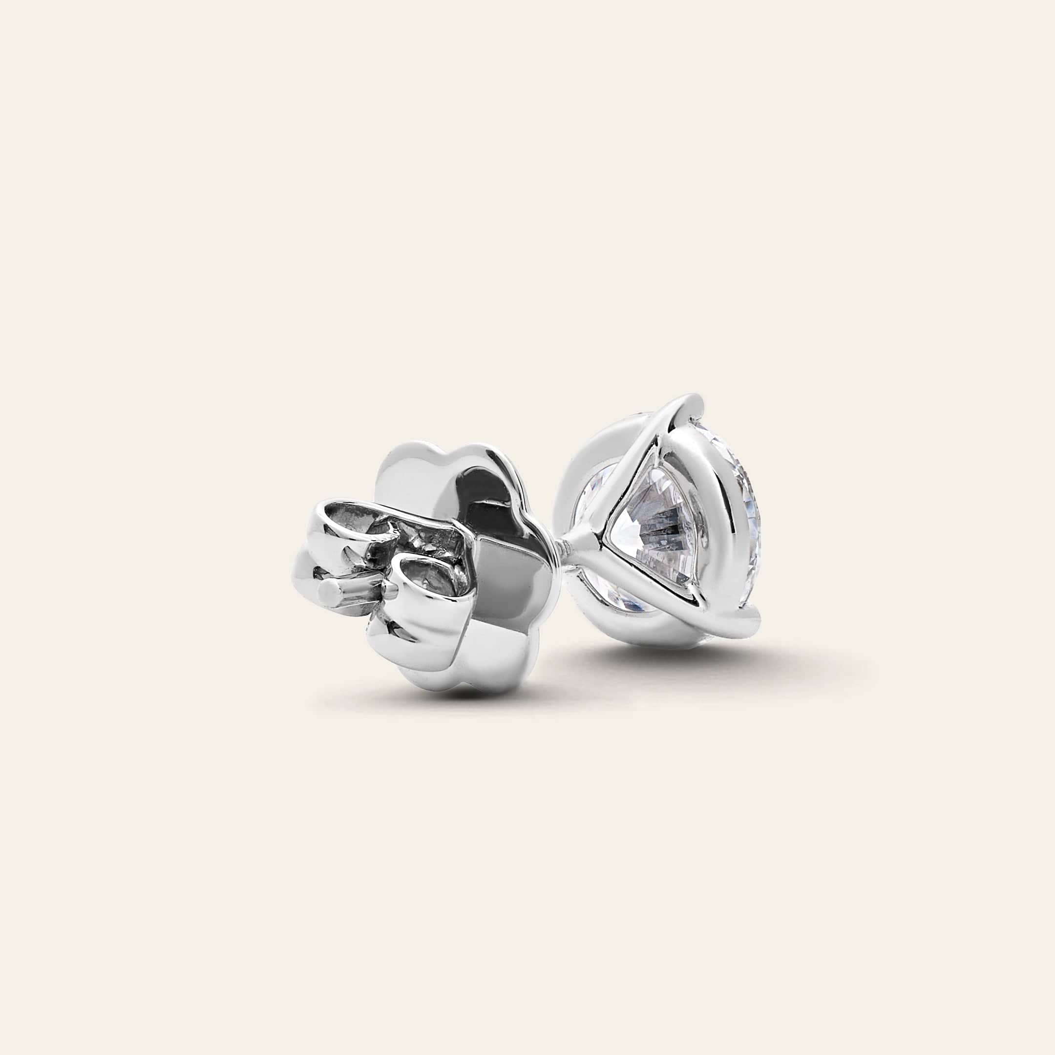 3 Carat Diamond Stud Earrings