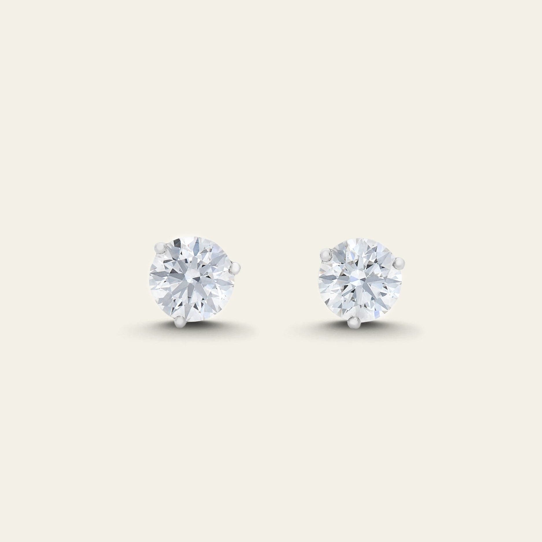 3 Carat Diamond Stud Earrings