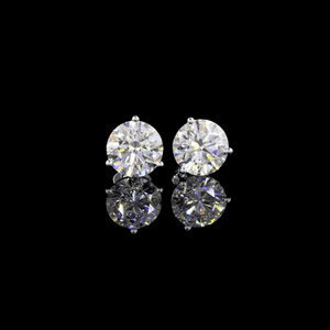 2 Carat Lab Grown Diamond Stud Earrings