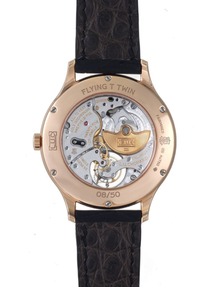Chopard L.U.C Flying Twin Tourbillon 18K Rose Gold Men's Watch