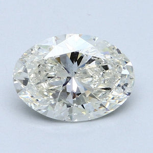2.01 Carat K SI2 Oval Diamond