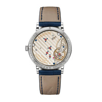 2025 Model A. Lange & Söhne 1815 34mm - Ref: 220.028 Blue Dial in 18k White Gold Case, Blue Alligator Leather