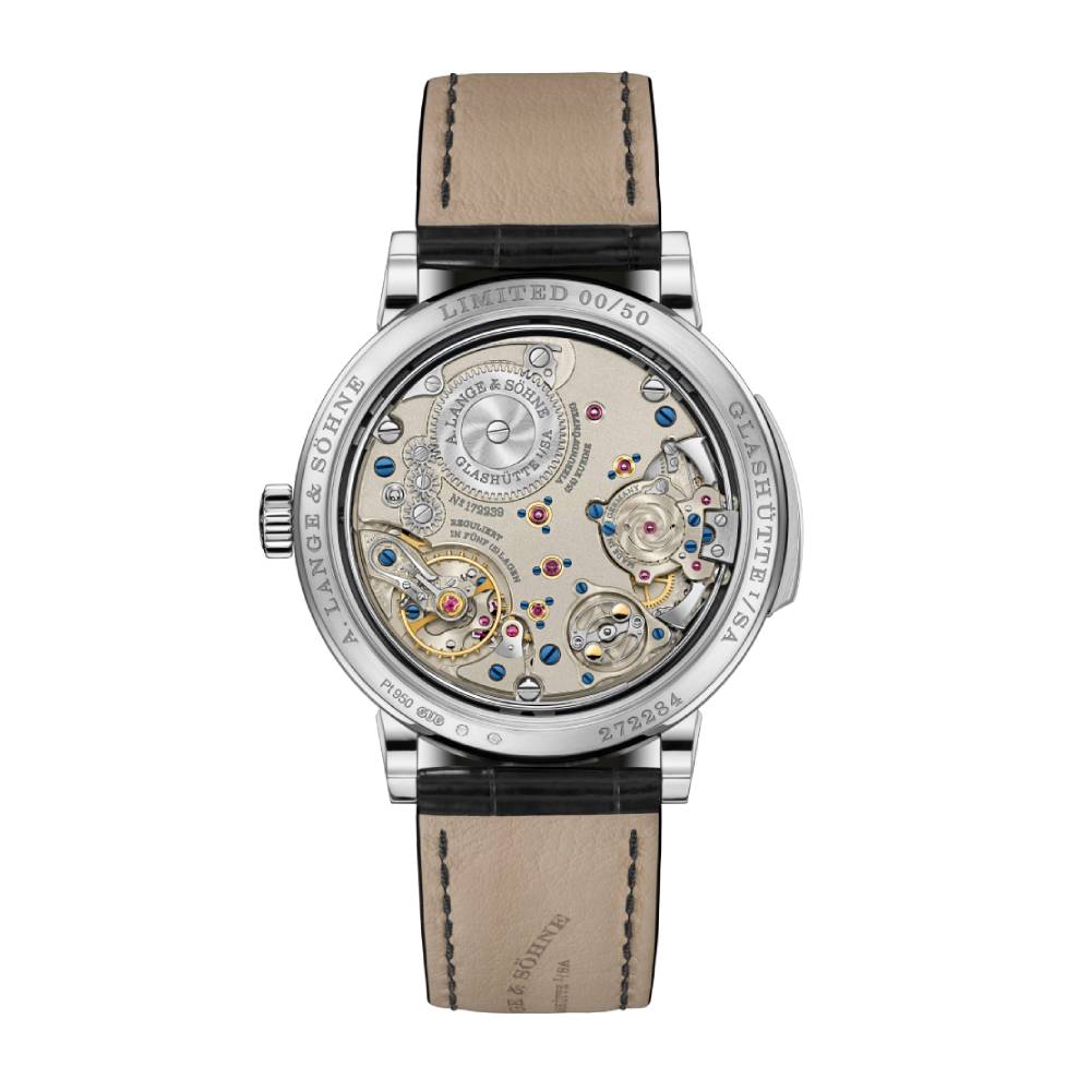 2025 Model A. Lange & Söhne Minute Repeater Perpetual 40mm - Ref: 607.091FE Black Dial in Platinum Case, Black Alligator Leather