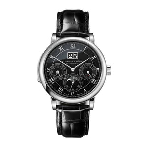 2025 Model A. Lange & Söhne Minute Repeater Perpetual 40mm - Ref: 607.091FE Black Dial in Platinum Case, Black Alligator Leather