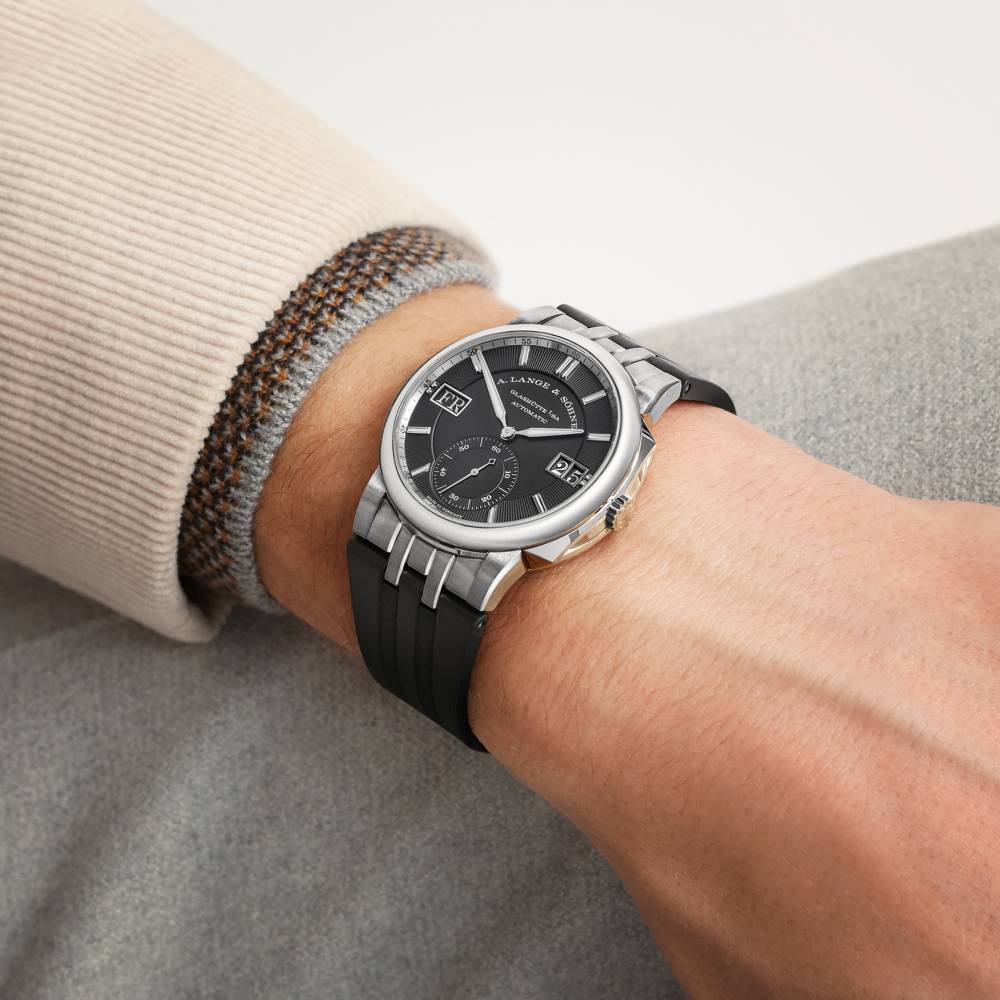 2025 Model A. Lange & Söhne Odysseus 40mm - Ref: 363.068 Grey Dial in 18k White Gold Case, Black Rubber Bracelet