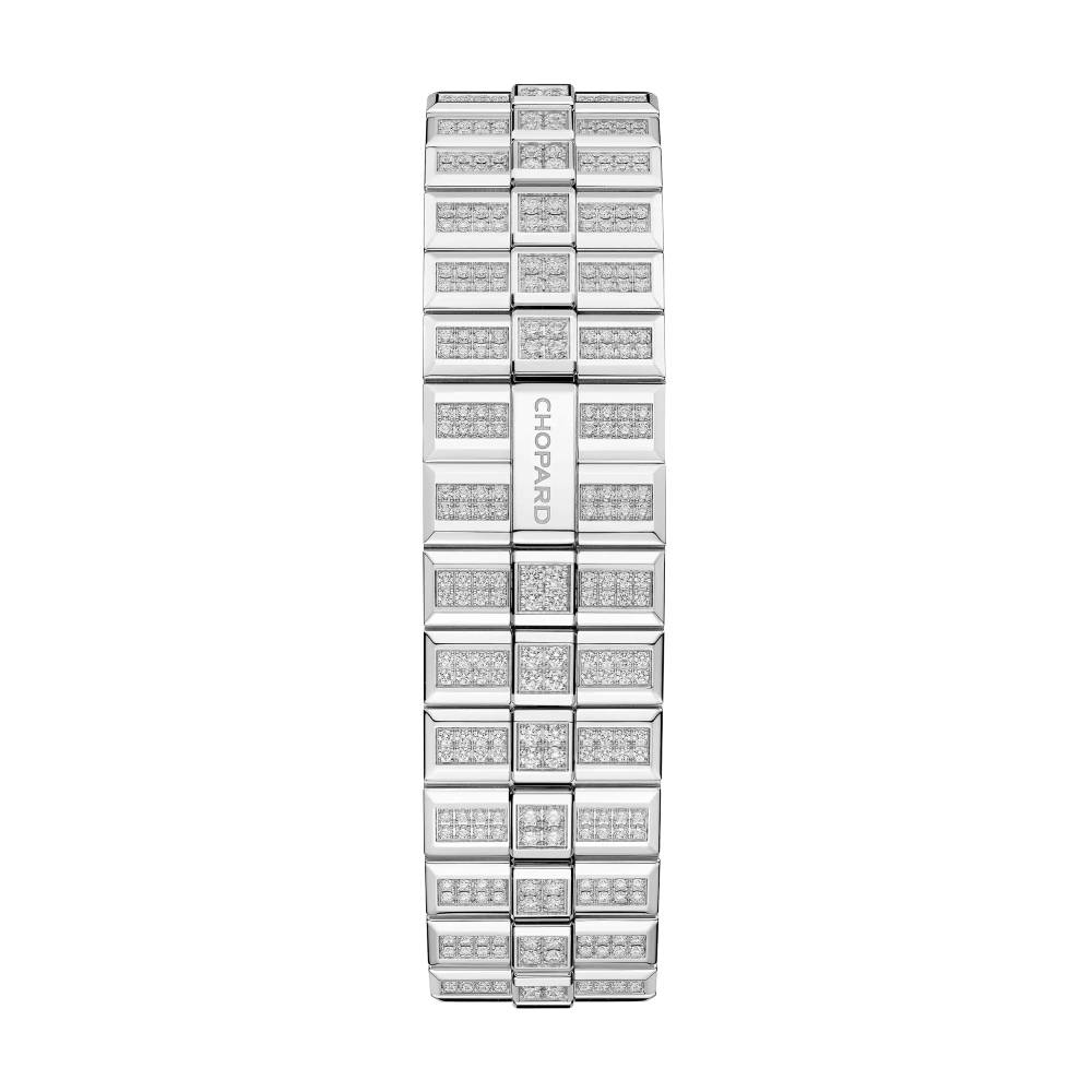 2025 Model Chopard Alpine Eagle 33 mm Watch - Ref: 295384-1004 - White Gold and Diamonds Dial in 18k White Gold Bracelet