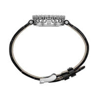 2025 Model Chopard L'Heure Du Diamant Round 26 mm Watch - Ref: 13A178-1318 - Black Dial in 18k White Gold Case, Black Leather Strap