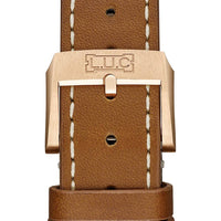 2025 Model Chopard L.U.C Quattro Mark IV 39 mm Watch - Ref: 161954-5001 - Blue Dial in  18k Rose Gold Case, Gray & Brown Leather Strap