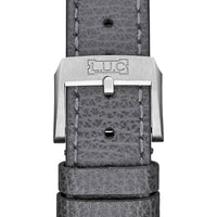 2025 Model Chopard LUC Quattro Mark IV Light 39mm Watch - Ref: 161954-9001 - Blue Index Dial in Platinum Case, Gray Leather