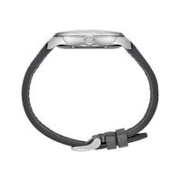 2025 Model Chopard LUC Quattro Mark IV Light 39mm Watch - Ref: 161954-9001 - Blue Index Dial in Platinum Case, Gray Leather