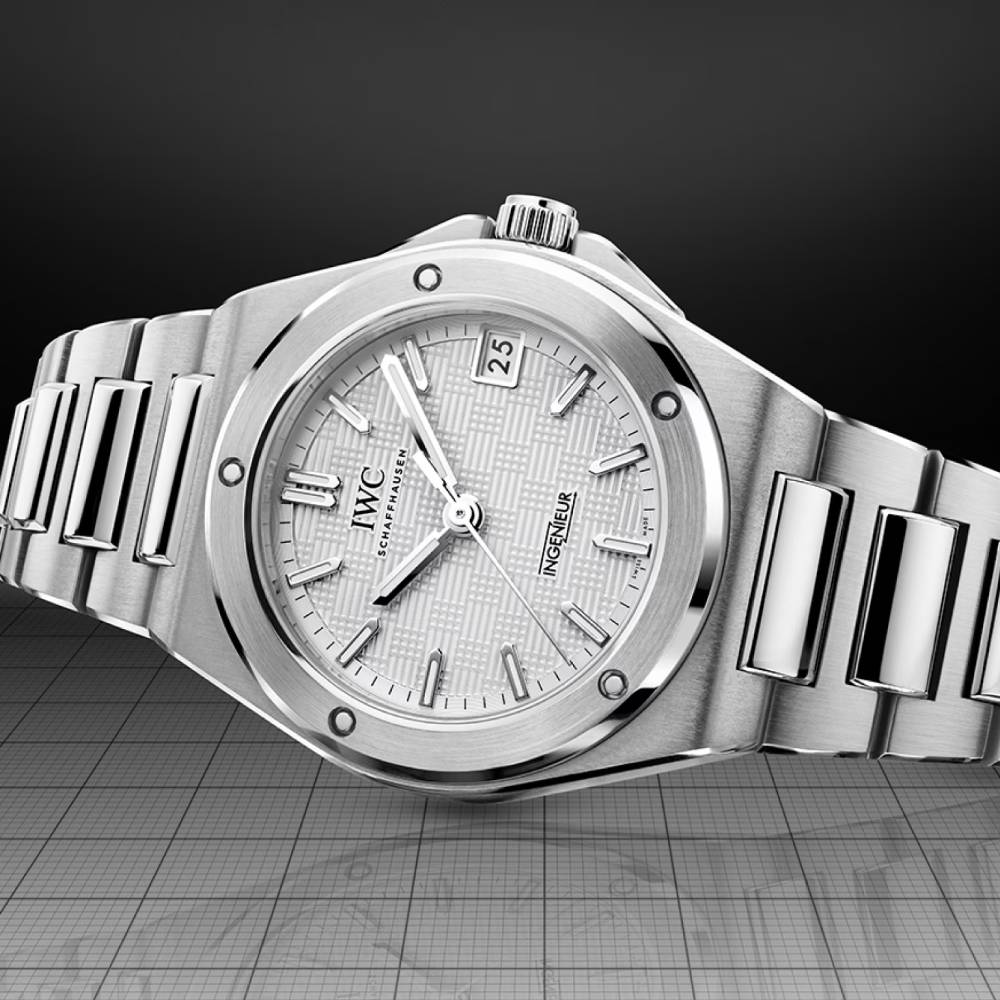2025 Model IWC Ingenieur Automatic 35mm - Ref: IW324901 White Dial in Stainless Steel Case